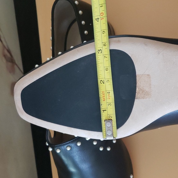 Jimmy Choo Black Studded Flats - Picture 9 of 9